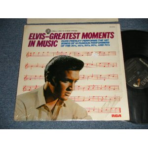 画像: ELVIS PRESLEY - ELVIS-GREATEST MOMENTS IN MUSIC (MINT-/Ex+++) / 1979 Version US AMERICA ORIGINAL Used LP