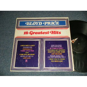 画像: LLOYD PRICE - 16 GREATEST HITS (Ex++/Ex++ Looks:Ex+++)  / 1972 US AMERICA Used LP 