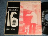 画像: CHUCK BERRY -SWEET LITTLE SIXTEEN 16 (Ex/VG++) / 1958 US AMERICA ORIGINAL "BLACK with SILVER Print Label" Used 7" inch 45rpm EP with PICTURE SLEEVE 