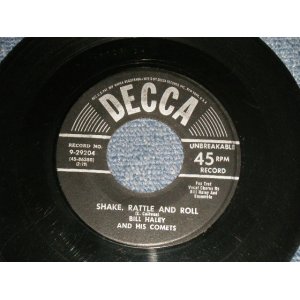 画像: BILL HALEY & HIS COMETS - A) SHAKE, RATTLE AND ROLL   B) A.B.C. BOOGIE (VG+++/VG+++) / 1954 US AMERICA ORIGINAL Used 7" SINGLE 