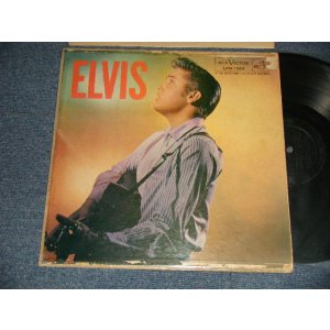 画像: ELVIS PRESLEY -  ELVIS (Matrix #A)G2 WP-7207-1S I B4 B)G2 WP-7208-1S I D 3 ) "RCA RECORD Press in INDIANA"(VG+++/Ex++ TAPE SEAM) / 1956 US AMERICA ORIGINAL 1st Press "ADS on BACK COVER" "SILVER RCA VICTOR logo on Top & LONG PLAY at BOTTOM & 1-6 Credit Track # Label"  MONO Used LP