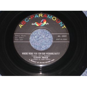 画像: LLOYD PRICE - WHERE WERE YOU / 1959 US ORIGINAL 7" SINGLE  