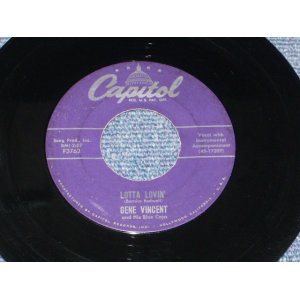 画像: GENE VINCENT - LOTTA LOVIN' / 1957 US ORIGINAL 7"Single 