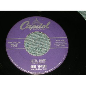 画像:  GENE VINCENT - LOTTA LOVIN' / 1957 US ORIGINAL 7"Single  