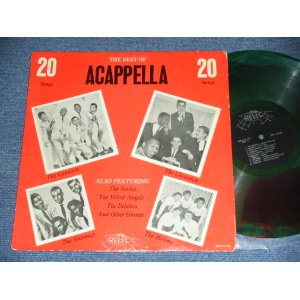 画像: V.A. OMNIBUS - THE BEST OF ACAPPELLA 20 SONGS / 1950's US ORIGINAL COLOR MARBLE WAX VINYL MONO Used LP 