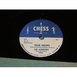 画像: LEE ANDREWS and THE HEARTS - TEAR DROPS / US ORIGINAL 78rpm SP 