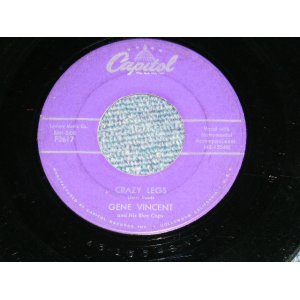 画像: GENE VINCENT - CRAZY LEGS ( Ex/Ex ) / 1957 US ORIGINAL 7"Single 