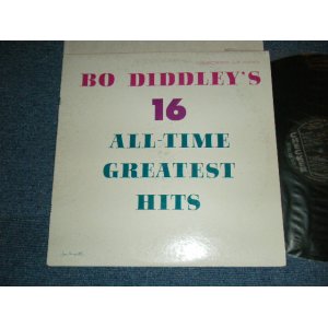 画像: BO DIDDLEY - BO DIDDLEY'S 16 GREATEST HITS  / 1964 US  ORIGINAL BLACK With SILVER Print Label Used MONO LP 