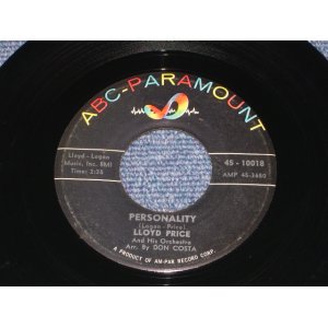 画像: LLOYD PRICE - PERSONALITY ( Ex+ / Ex+ ) / 1959 US ORIGINAL 7" SINGLE  