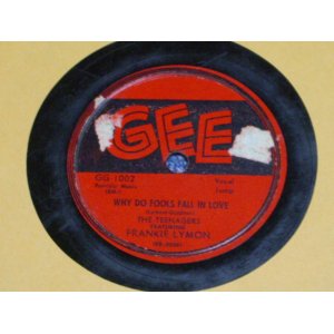 画像: TEENAGERS feat. FRANKIE LYMON - WHY DO FOOLS FALL IN LOVE / US ORIGINAL 78rpm SP 