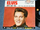 画像:  ELVIS PRESLEY - SHE'S NOT YOU / 1962 US ORIGINAL 7"45rpm Single With Picture Sleeve   