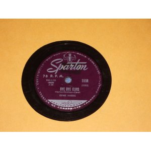 画像: GENEE HARRIS - BYE BYE ELVIS / CANADA ORIGINAL 78rpm SP 