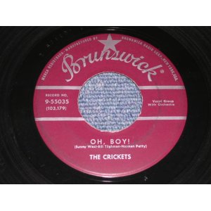 画像: THE CRICKETS ( BUDDY HOLLY ) - OH BOY / 1957 US Original 7" Single  