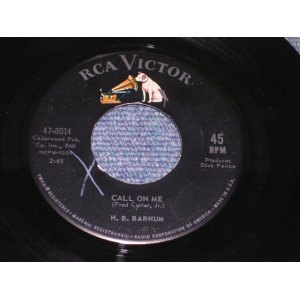 画像: H.B.BARNUM - CALL ON ME / 1962 US ORIGINAL 7"SINGLE 