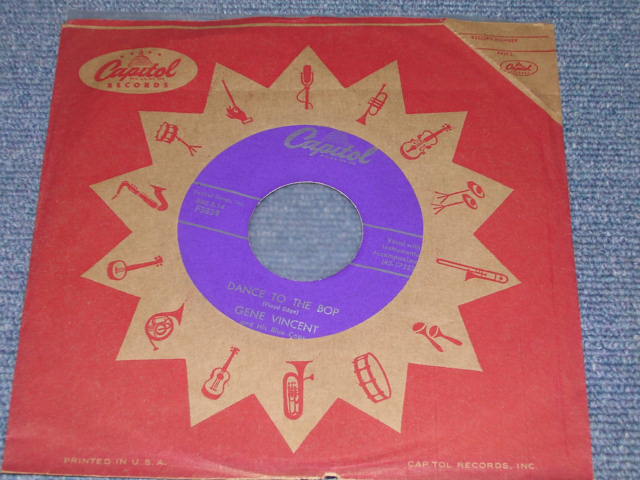 画像1: GENE VINCENT - DANCE TO THE BOP / 1957 US ORIGINAL 7"Single 