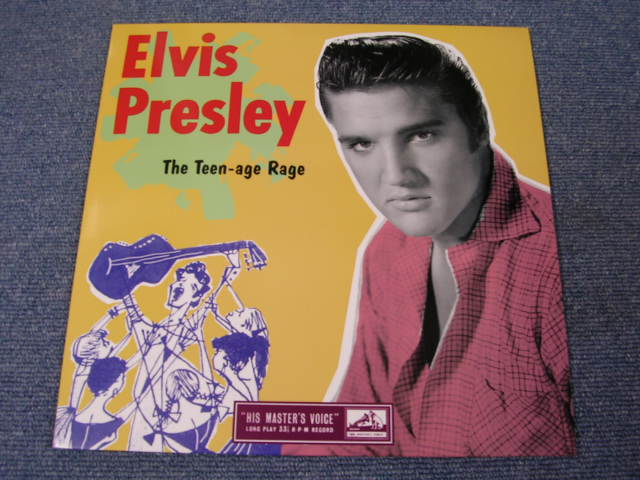画像1: ELVIS PRESLEY - THE TEEN-AGE RAGS ( YELLOW COVER ) / REPRO? 10" LP  
