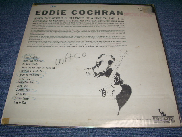 画像: EDDIE COCHRAN - EDDIE COCHRAN ( 2nd ALBUM : VG+++/VG+++) /1960 US ORIGINAL Audition Stamp Promo mono LP  