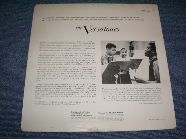 画像: THE VERSATONES - THE VERSATONES / 1959 MONO US ORIGINAL LP 