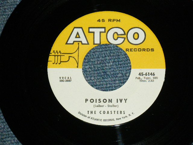 画像1: THE COASTERS - POISON IVY / 1959 US ORIGINAL 7" SINGLE 