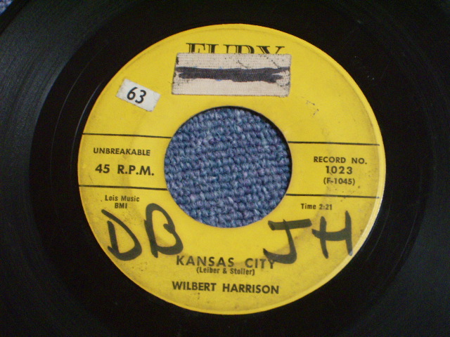画像1: WILBERT HARRISON - KANSAS CITY / 1959 US ORIGINAL 7" SINGLE