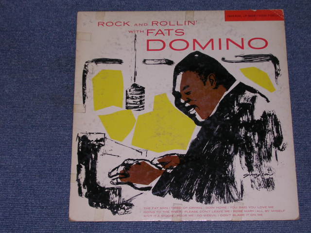 画像1: FATS DOMINO - ROCK AND ROLLIN' WITH FATS DOMINO ( VG+/VG+++ )  / 1956 US AMERICA ORIGINAL "1st Press MAROON Label"  MONO Used  LP 