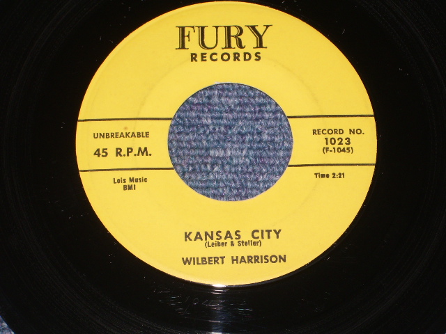 画像1: WILBERT HARRISON - KANSAS CITY ( Ex+ / Ex+ ) / 1959 US ORIGINAL 7" SINGLE  