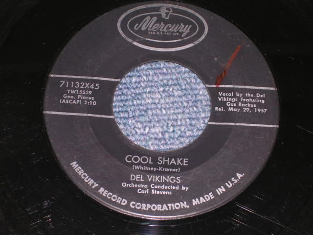 画像1: DEL VIKINGS - COOL SHAKE / 1957 US ORIGINAL 7" Single 