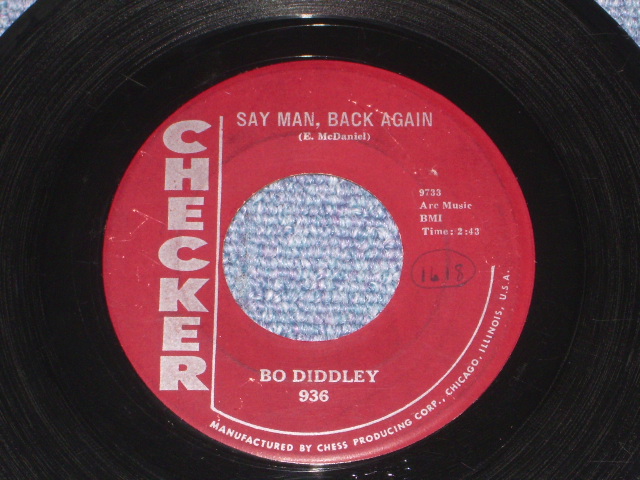 画像1: BO DIDDLEY - SAY MAN,BACK AGAIN / 1959 US ORIGINAL 7"SINGLE 