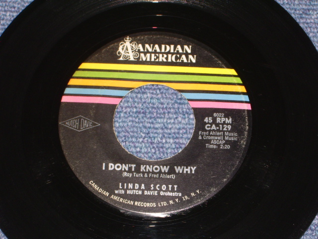 画像: LINDA SCOTT - I DON'T KNOW WHY ( 3rd Single ) / 1961 US ORIGINAL 7" SINGLE With COMPANY SLEEVE