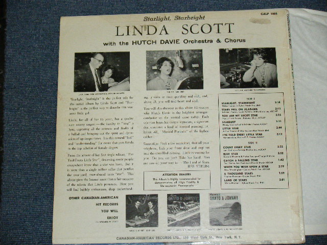 画像: LINDA SCOTT - STARLIGHT, STARBRIGHT (DEBUT ALBUM) ( Ex++,Ex-/ Ex+ Looks:Ex-) / 1961 US AMERICA ORIGINAL MONO Used LP  