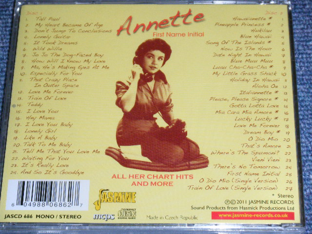 画像: ANNETTE - FIRST NAME INITIAL : ALL HER CHART HITS AND MORE / 2011 UK/CZECH REPUBLIC BRAND NEW Sealed 2 CD  