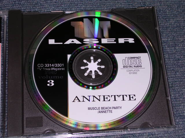 画像: ANNETTE - VOL.3 ( MUSCLE BEACH PARTY + ANNETTE ) / ORIGINAL ALBUM 2 in 1 ) / 1991 US BRAND NEW CD  