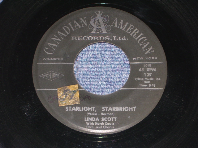 画像1: LINDA SCOTT - STARLIGHT, STARBRIGHT ( 2nd Single: VG+++ / VG+++) / 1961 US ORIGINAL 7" SINGLE  