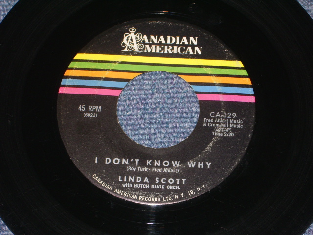 画像1: LINDA SCOTT - I DON'T KNOW WHY ( 3rd Single ) / 1961 US ORIGINAL 7" SINGLE  