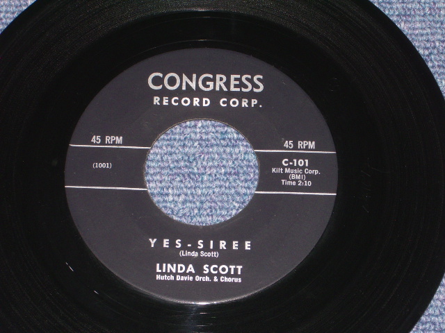 画像1: LINDA SCOTT - YES-SIREE / 1962 US ORIGINAL 7" SINGLE 