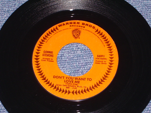画像: CONNIE STEVENS - DON'T YOU WANT TO LOVE ME / 1966 US ORIGINAL 7" Single