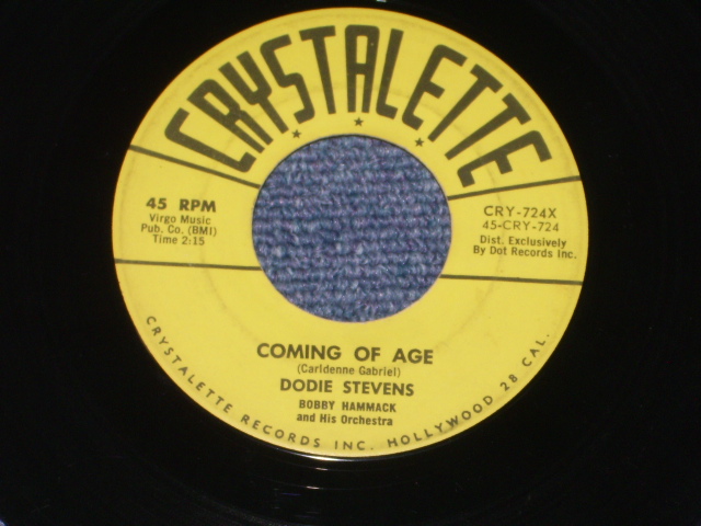 画像: DODIE STEVENS - PINK SHOE LACES (1st DEBUT SINGLE ) / 1959 US ORIGINAL 7" Single  