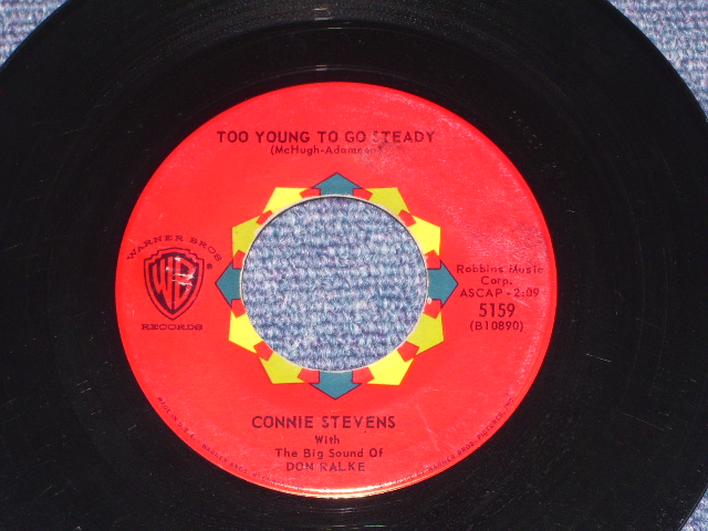 画像: CONNIE STEVENS - TOO YOUNG TO GO STEADY ( SMALL LOGO ) / 1960 US ORIGINAL 7" SINGLE  