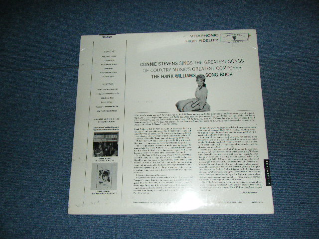画像: CONNIE STEVENS - THE HANK WILLIAMS SONG BOOK ( SEALED ) / 1962 US ORIGINAL MONO LP  