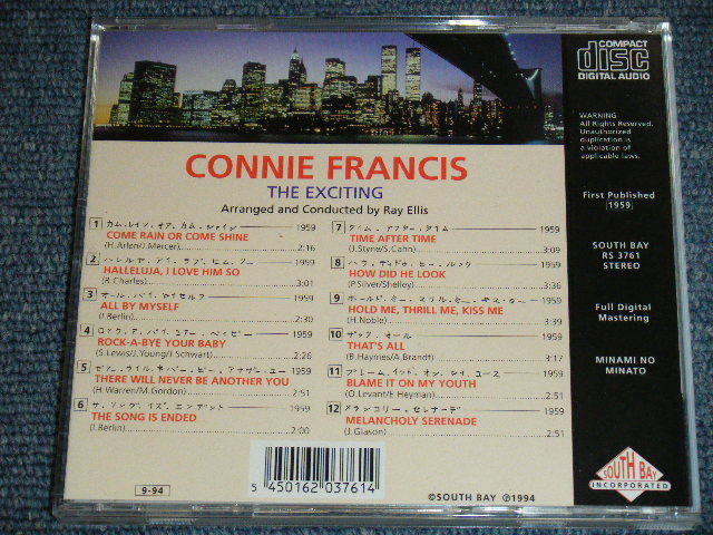画像: CONNIE FRANCIS - THE EXCITING / 1994 ORIGINAL Brand New CD  