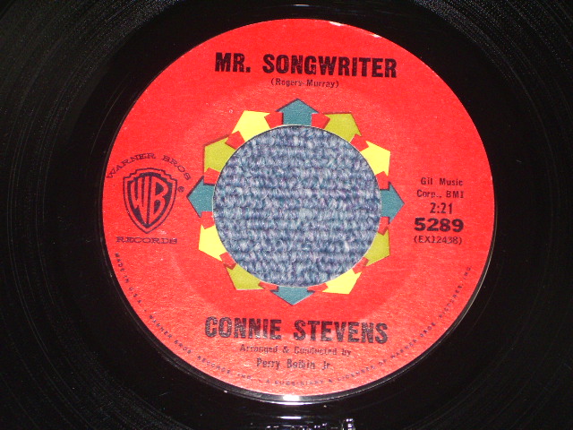 画像: CONNIE STEVENS - MR.SONG WRITER ( 'MINT-' Grade!!!! ) / 1962 US ORIGINAL 7" SINGLE  