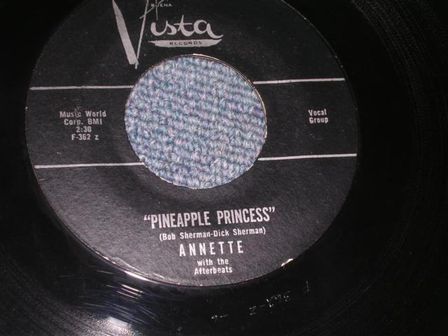 画像: ANNETTE - PINEAPPLE PRINCESS / 1960 US ORIGINAL With PICTURE SLEEVE 7" SINGLE  
