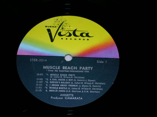 画像: ANNETTE - MUSCLE BEACH PARTY / 1964 US ORIGINAL STEREO LP  