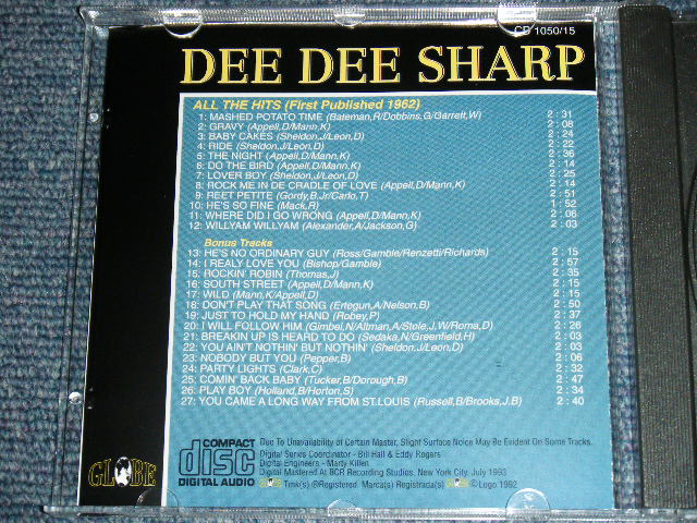 画像: DEE DEE SHARP - ALL THE HITS + Bonus/ 1993 US ORIGINAL Brand New CD  