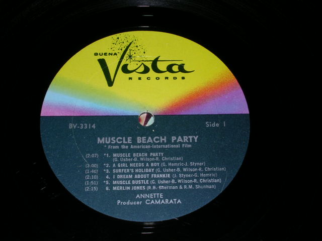 画像: ANNETTE - MUSCLE BEACH PARTY / 1964 US ORIGINAL MONO LP  