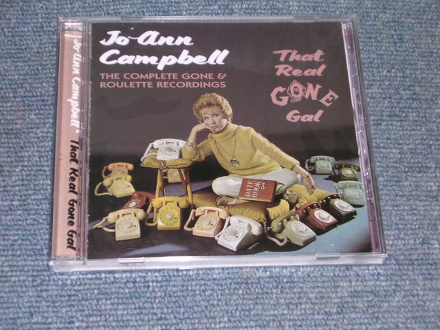 画像1: JO-ANN CAMPBELL - THE COMPLETE GONE & ROULETTE RECORDINGS THAT REAL GONE GAL / 1997 UK SEALED CD  