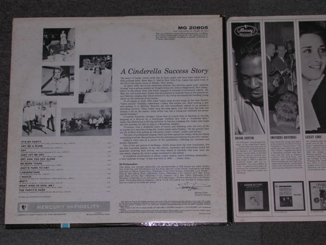 画像: LESLEY GORE - I'LL CRY IF I WANT TO ( 1st Press 'NON-BORDER on IT'S MY PARTY' Jacket ) / 1963 US ORIGINAL MONO LP  