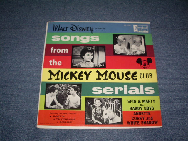 画像1: v.a. 0MNIBUS ( ANNETTE & OTHERS ) - WALT DISNEY SONGS FROM THE MICKEY MOUSE CLUB SERIALS / 1962 US ORIGINAL MONO LP  