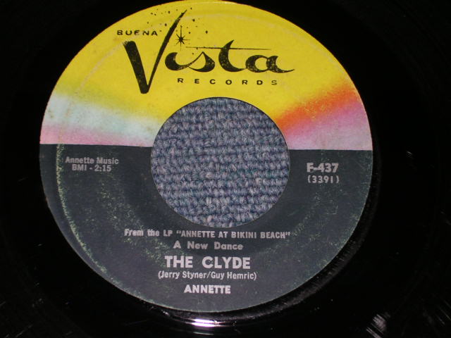 画像1: ANNETTE - A NEW DANCE THE CLYDE / 1964 US ORIGINAL 7" SINGLE 