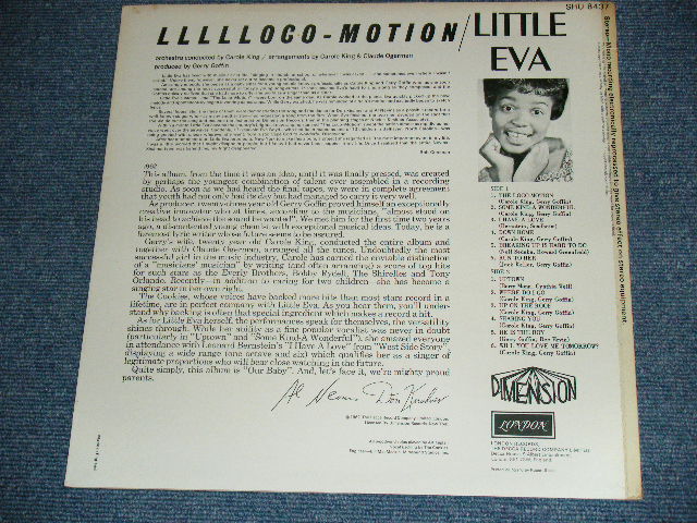 画像: LITTLE EVA - LLLLLOCO-MOTION (Ex++/MINT-) / 1972 UK ORIGINAL STEREO LP  